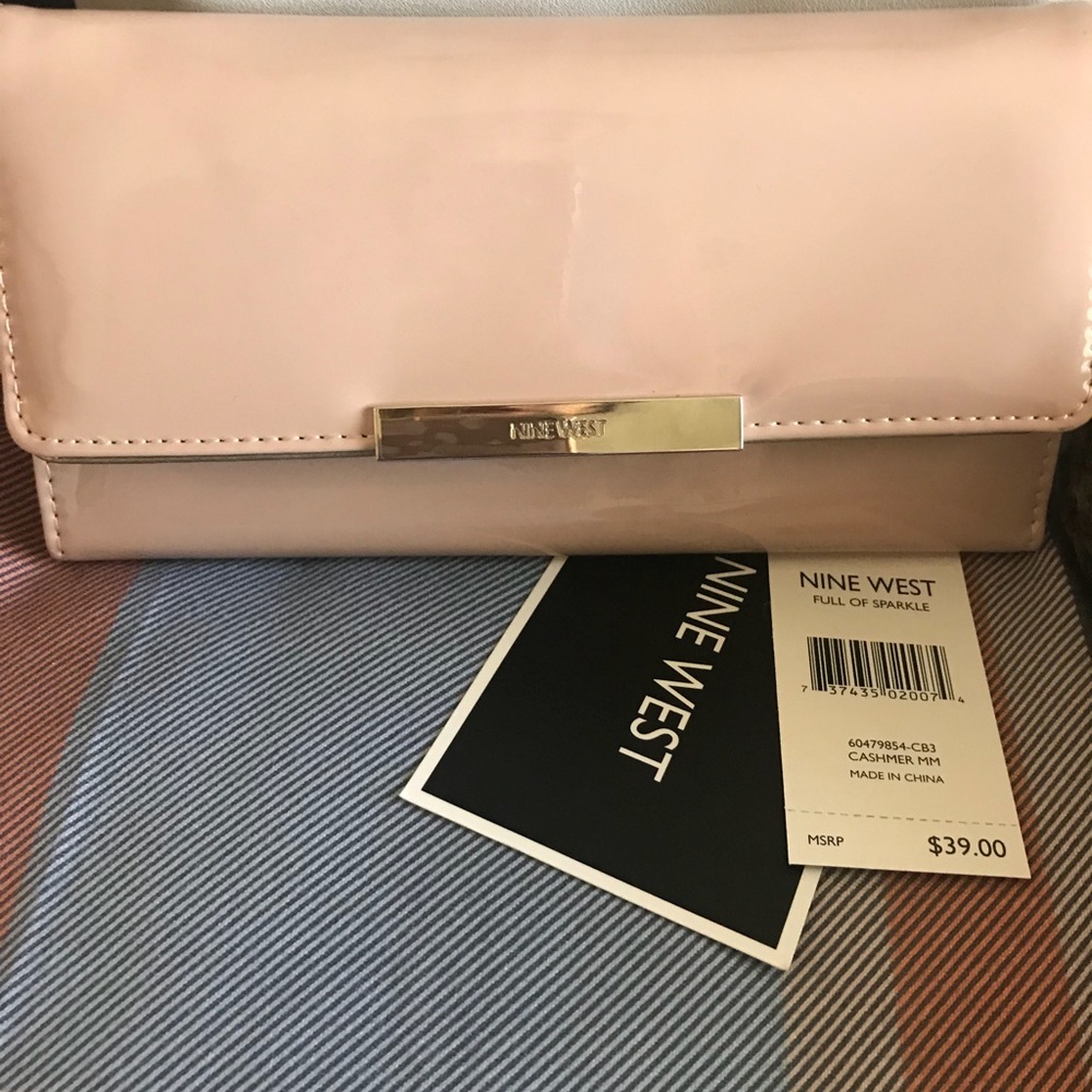 COPY - Nine West wallet- powder pink